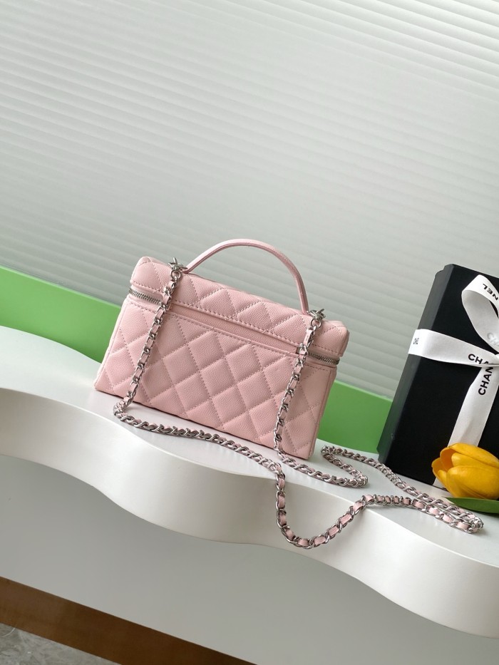 25B Vanity Case Small Caviar “17x19.5x5cm” -085 =AP4854