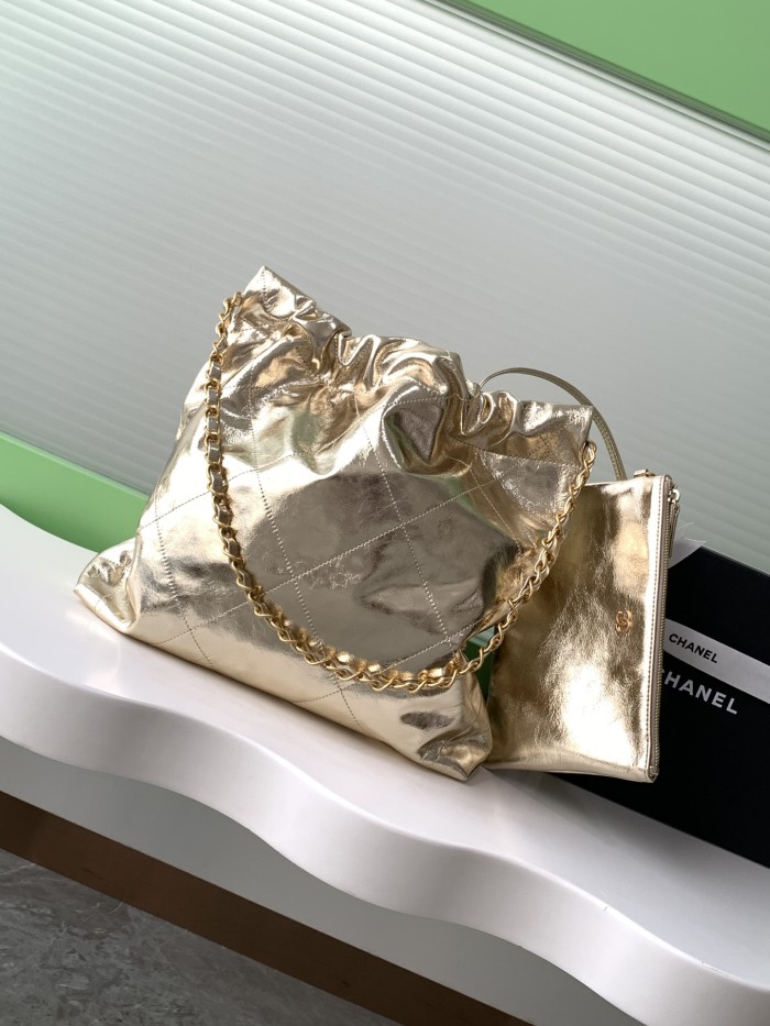 25C 22 Bag Medium Metallic Mint “35x37x7cm” -008 =AS3260