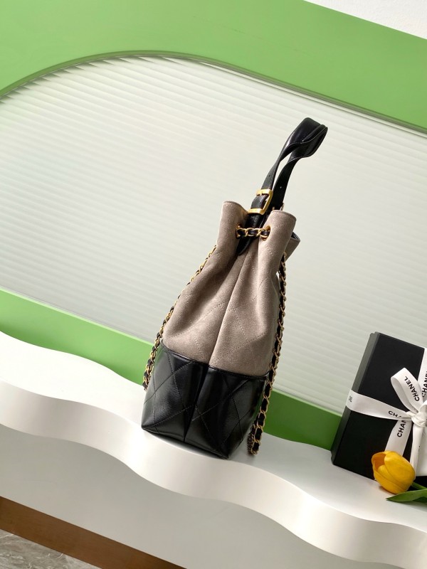 25A Hobo Bag Medium Suede Lambskin “31x20x12cm” -058 =AS5636