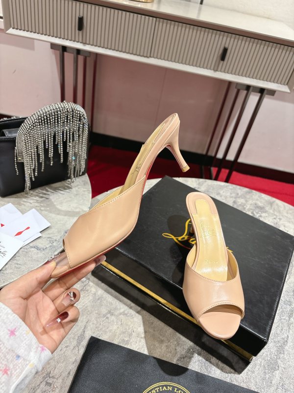Lacquer Tip Thick Heel(Female)36-41=