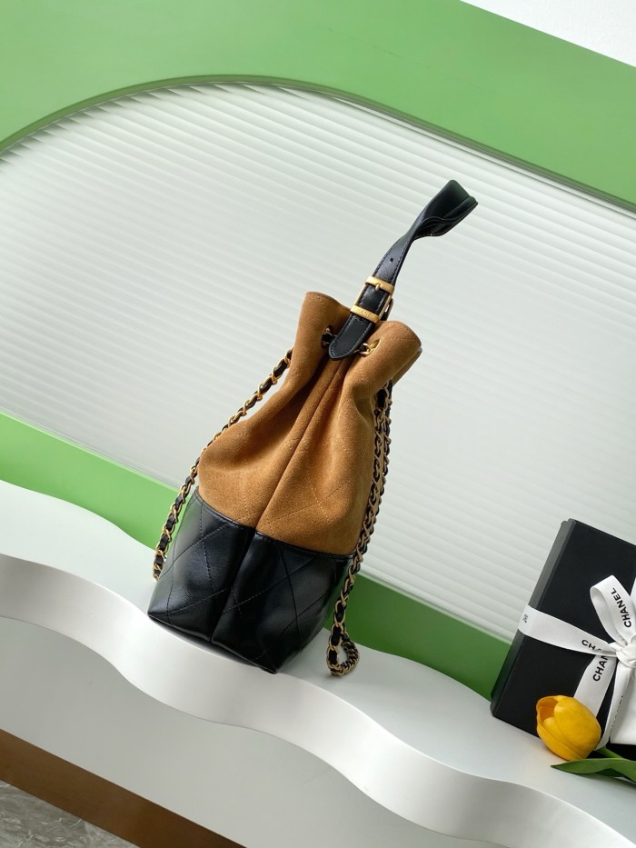 25A Hobo Bag Medium Suede Lambskin “31x20x12cm” -058 =AS5636