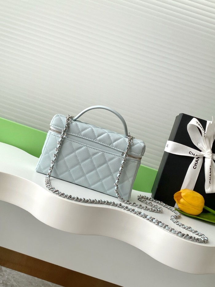25B Vanity Case Small Caviar “17x19.5x5cm” -085 =AP4854