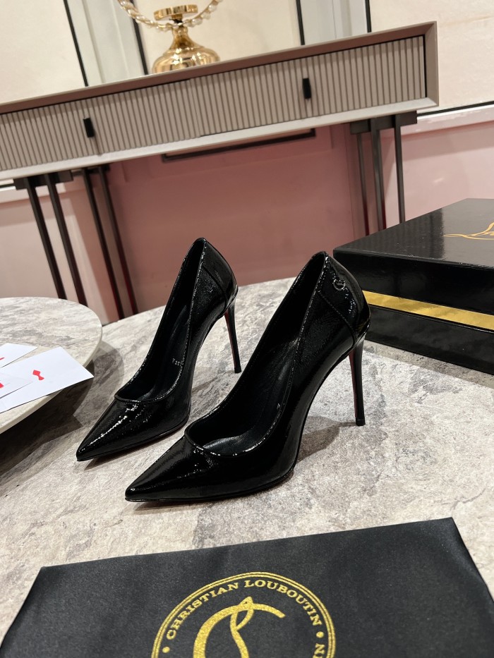 Lacquer Tip Thick Heel(Female)36-41=