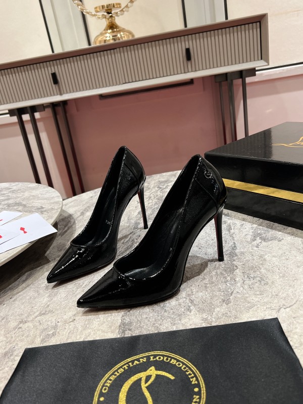 Lacquer Tip Thick Heel(Female)36-41=