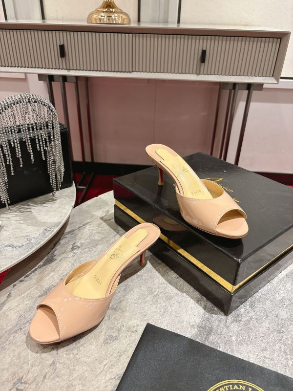 Lacquer Tip Thick Heel(Female)36-41=