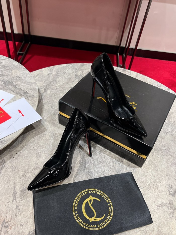 Lacquer Tip Thick Heel(Female)36-41=