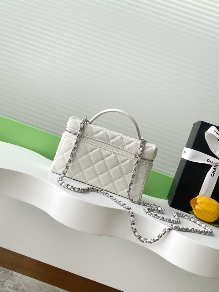 25B Vanity Case Small Caviar “17x19.5x5cm” -085 =AP4854