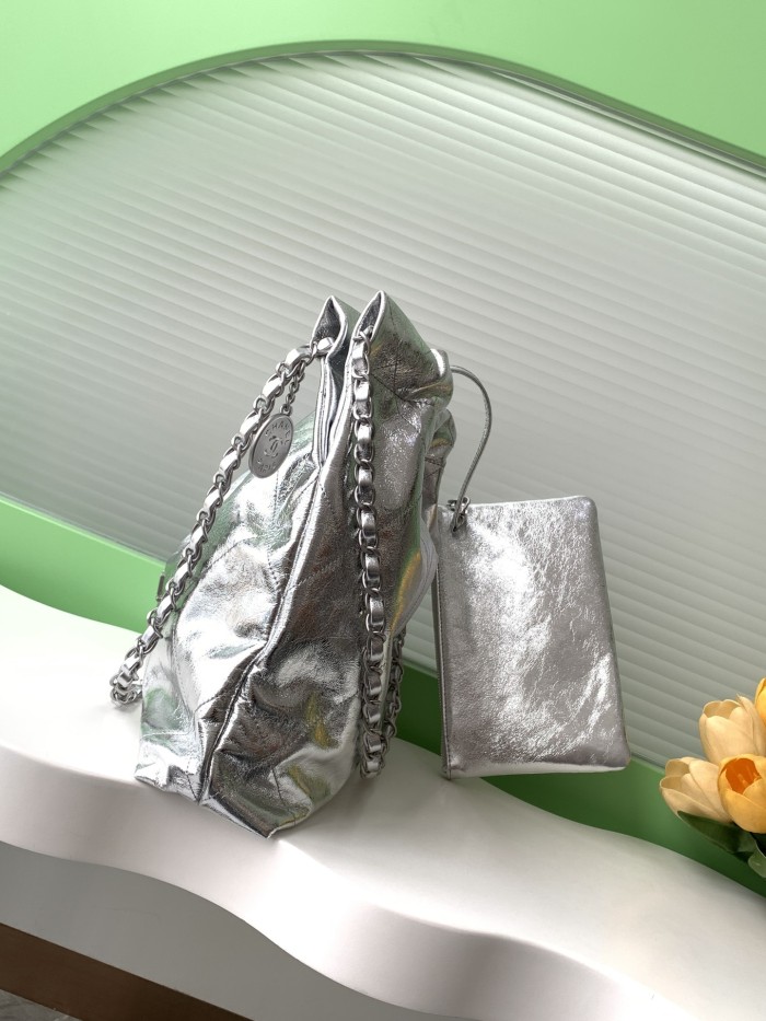 25C 22 Bag Medium Metallic Mint “35x37x7cm” -008 =AS3260