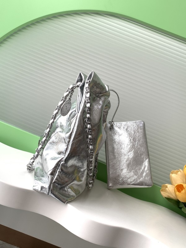25C 22 Bag Medium Metallic Mint “35x37x7cm” -008 =AS3260
