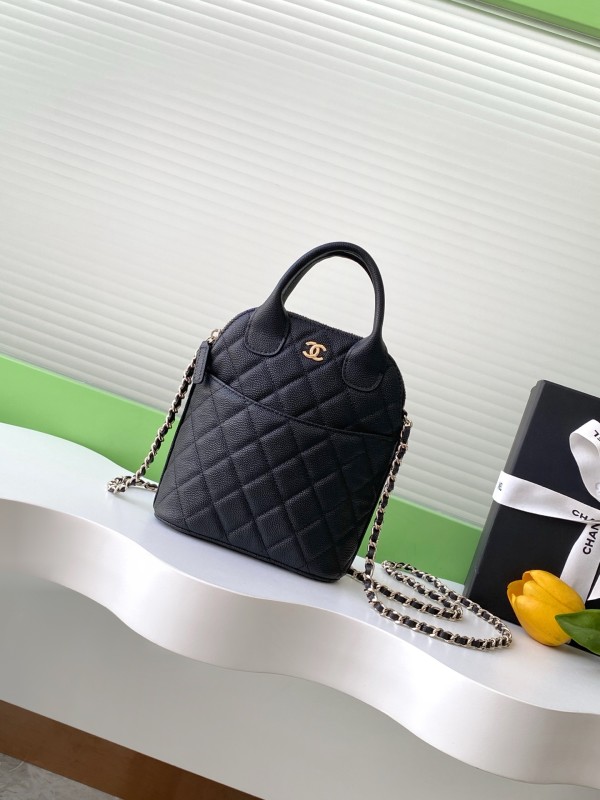 25A Shell Bag Small Caviar “18x17x6cm” -056 =AS4742