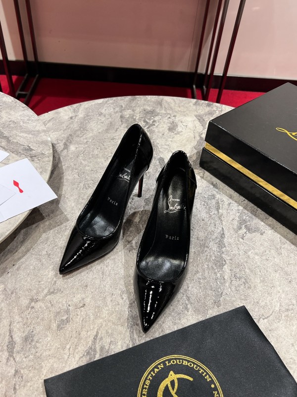 Lacquer Tip Thick Heel(Female)36-41=