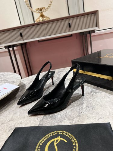 Lacquer Tip Thick Heel(Female)36-41=