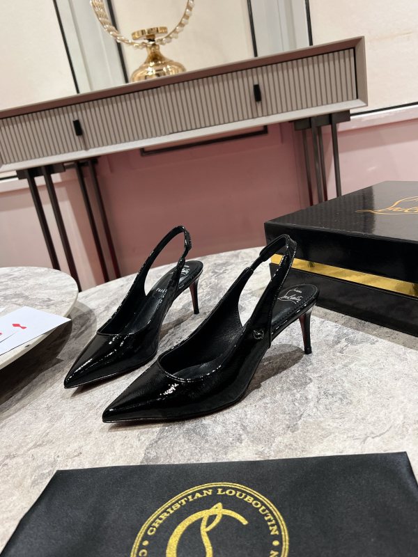 Lacquer Tip Thick Heel(Female)36-41=