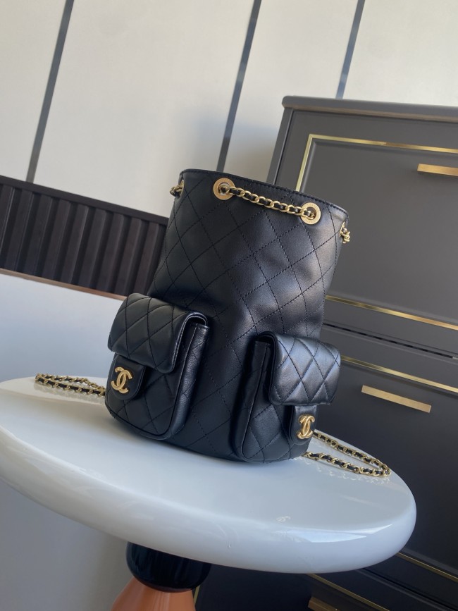 25C Backpack Small Lambskin Multi Pocket “24.5x18x8cm” -027 =AS5310