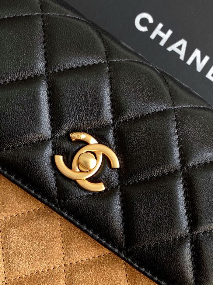 25A Phone Bag Small Suede Lambskin “15x18.5x5.5cm” -007 =AP4679