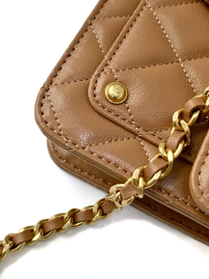25B Classic Flap with Top Handle Small Lambskin “12.3x19x5cm” -057 =AP4674