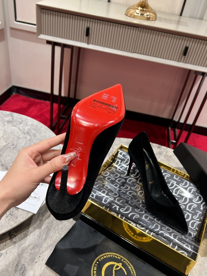 Lacquer Tip Thick Heel(Female)36-41=