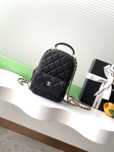 24C Mini Backpack Grained Calfskin “18x13x9cm” -056 =AP3753