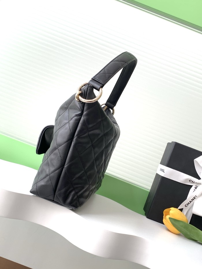 23B Hobo Hippie Bag Medium Calfskin “22.5x28x13cm” -057 =AS4347