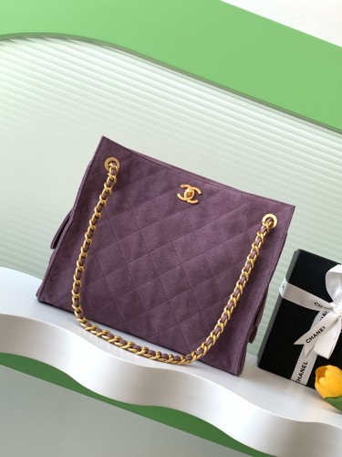 25C Shopping Bag Medium Suede “26x31x13cm” -029 =AS5303
