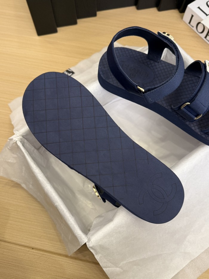 CC Logo Velcro Strap Sandals(Female)36-41=