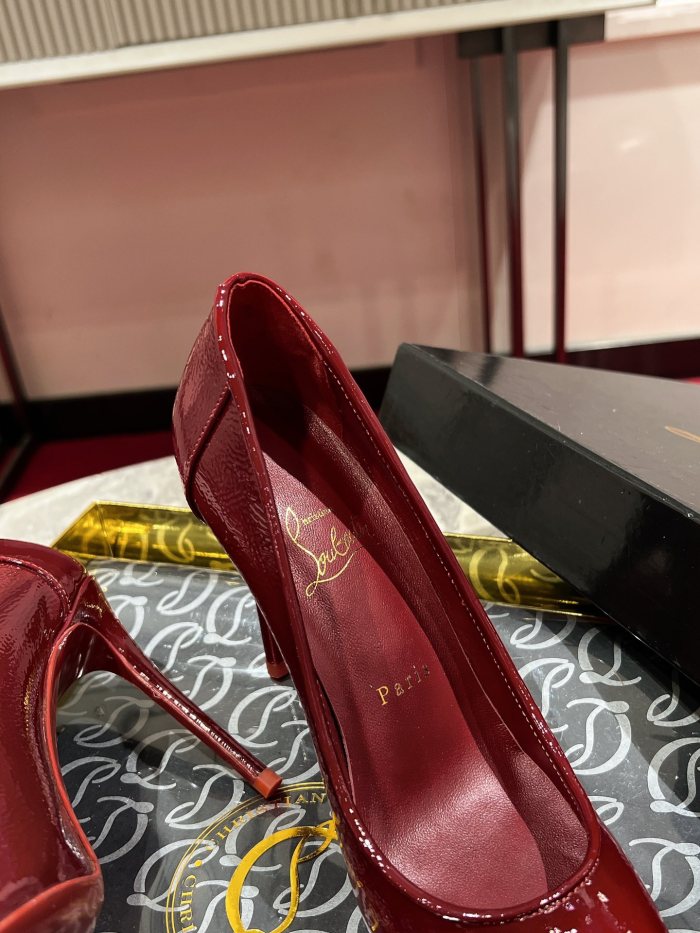 Lacquer Tip Thick Heel(Female)36-41=