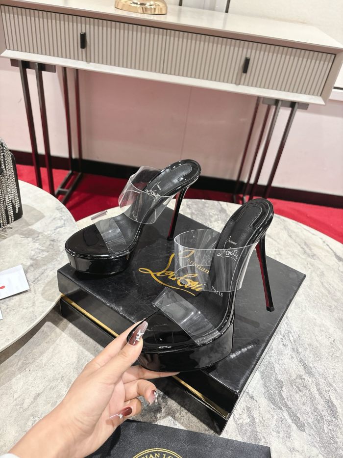 Lacquer Tip Thick Heel(Female)36-41=