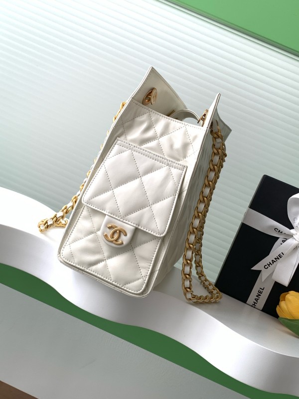 25C Shopping Bag Medium Smooth Leather “26x31x13cm” -089 =AS5303