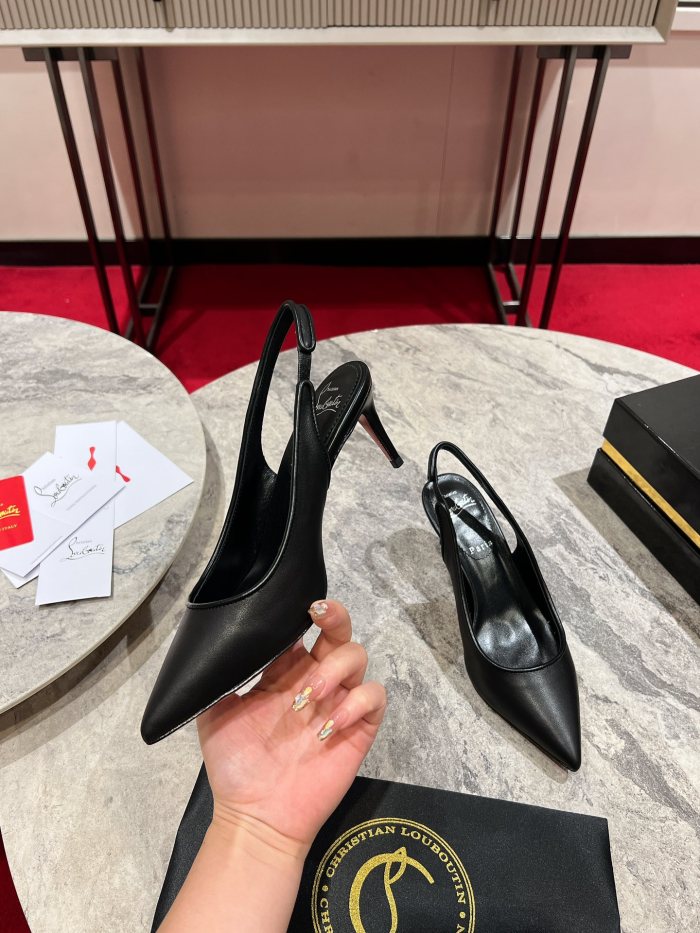 Lacquer Tip Thick Heel(Female)36-41=