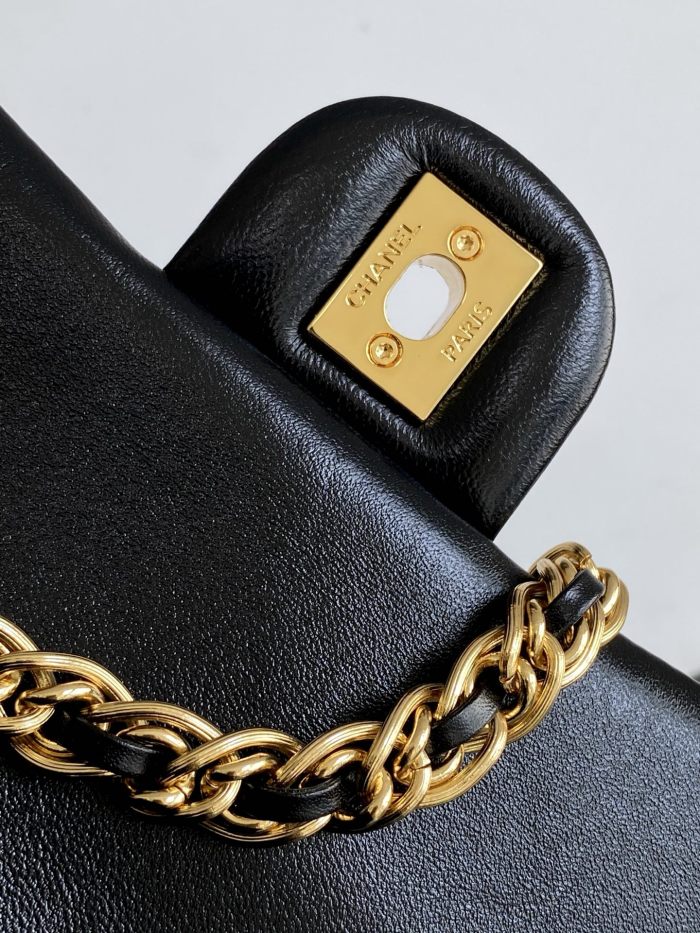 23K Mini Classic Flap Bag with Top Handle Lambskin “13x21x8cm” -087 =AS4023