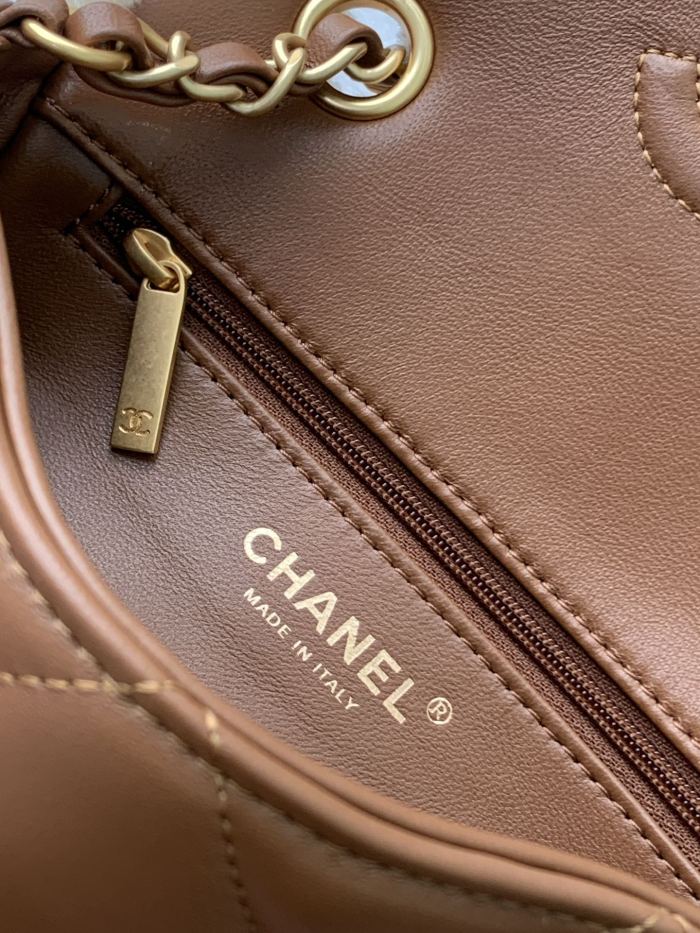 24K Mini Classic Flap Bag in Shearling Leather “12x18x6cm” -037 =AS5148