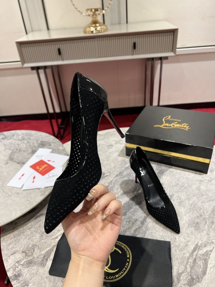 Lacquer Tip Thick Heel(Female)36-41=