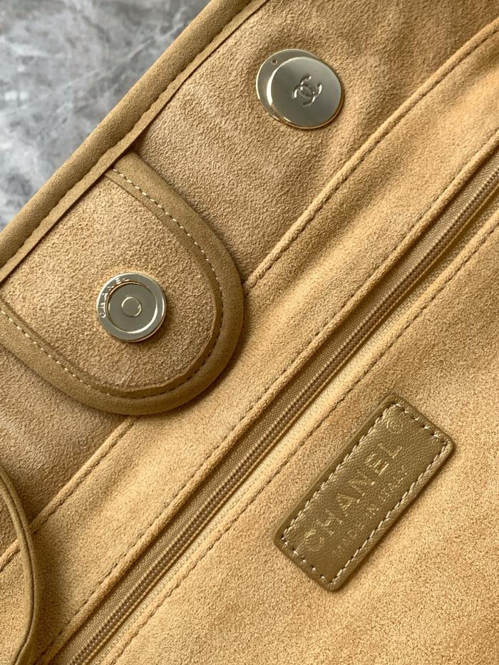 25 New Beach Tote Raffia Suede “34x24x13cm” -009 =AS3257