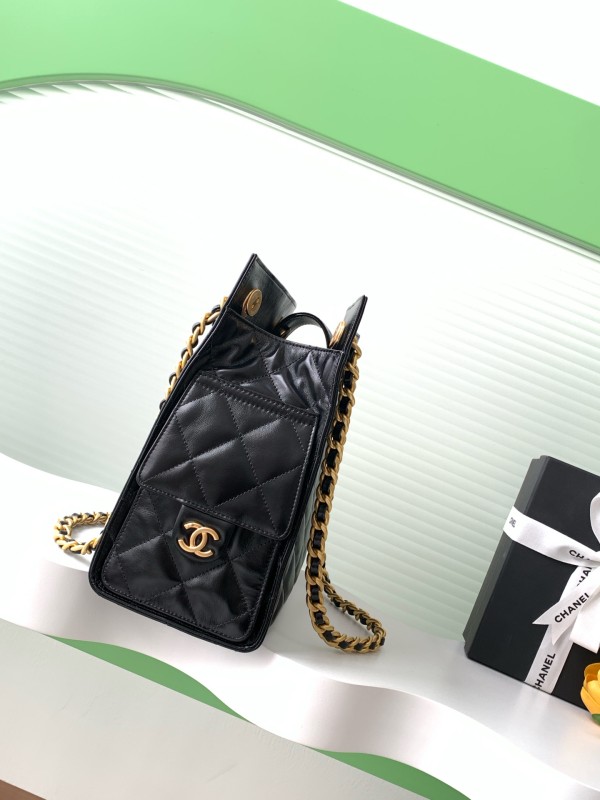 25C Shopping Bag Medium Smooth Leather “26x31x13cm” -089 =AS5303