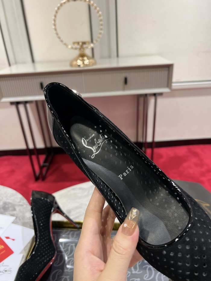 Lacquer Tip Thick Heel(Female)36-41=
