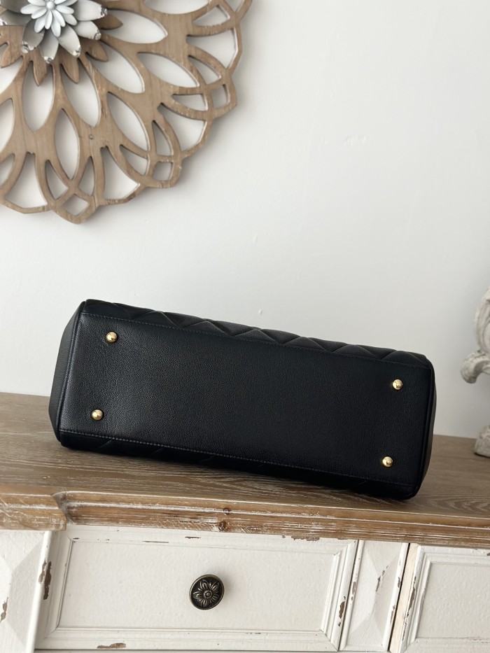 Vintage Large Single Shoulder Bag Grained Calfskin “33x23x11cm” -0301 =A2215