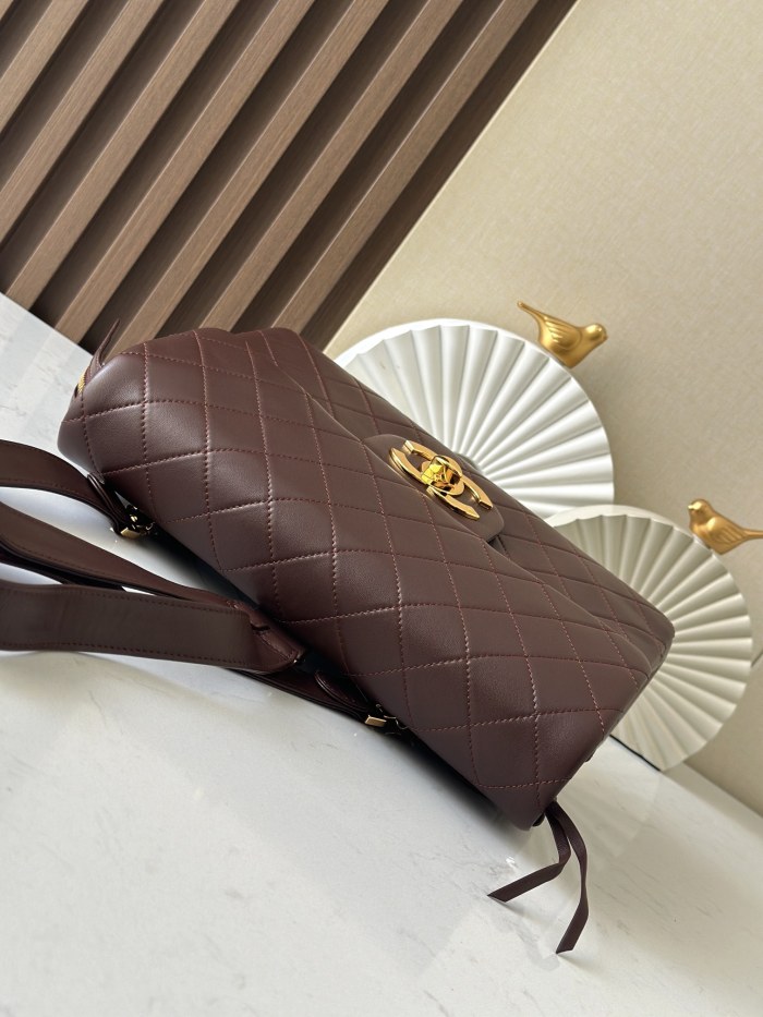 Vintage Classic Flap Maxi Backpack Lambskin “30x21x8cm” -0511 =A2219