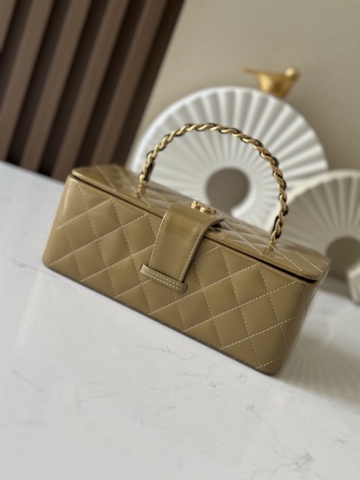Vintage Quilted Vanity Case “22x10x8.5cm” -037 =2226
