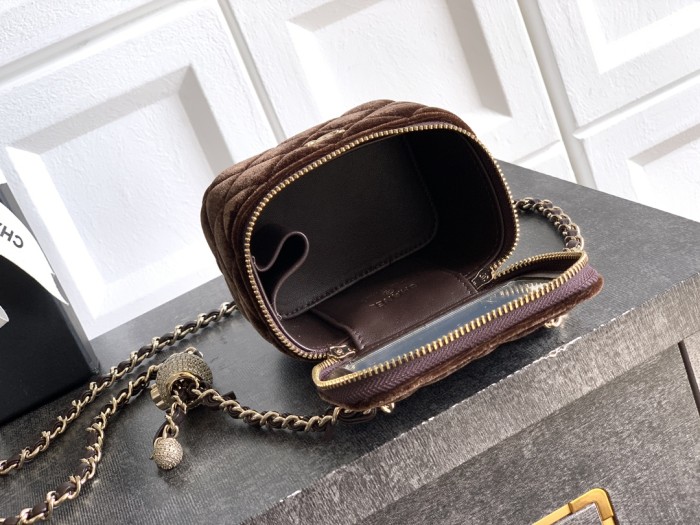 25K Mini Velvet Vanity Case “11x8.5x7cm” -006 =AS5197