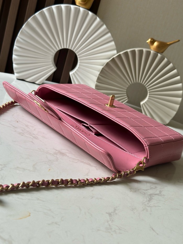 Vintage Ice Cube Clutch Lambskin “26x13x4cm” -008 =3314