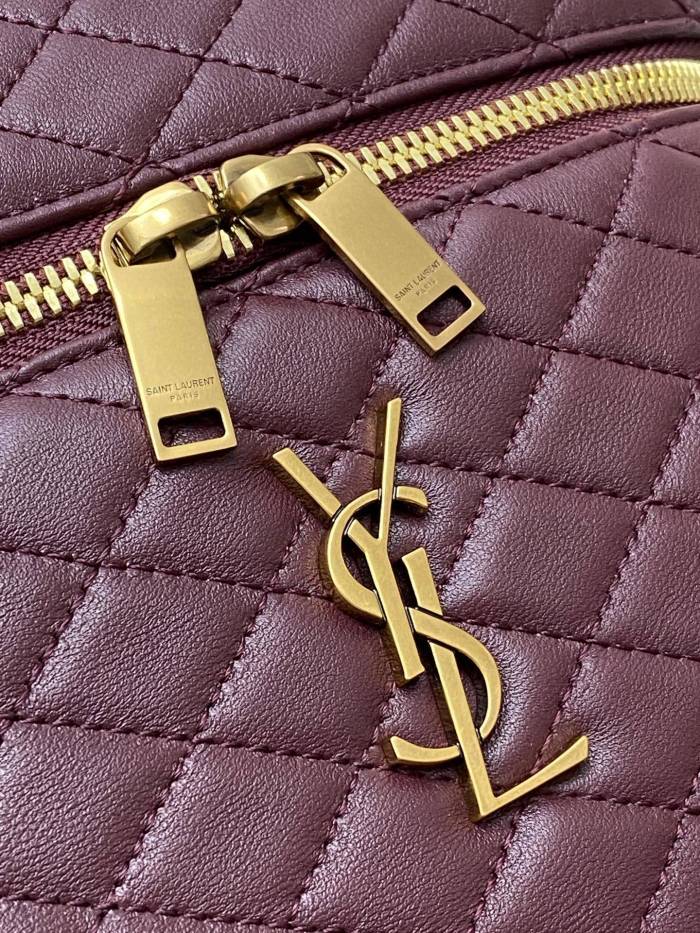 GABY large vanity bag in lambskin  22.5*15*8CM  -006=