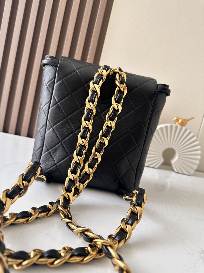 Vintage Mini Backpack Lambskin “21x20.5x10cm” -019 =A2210