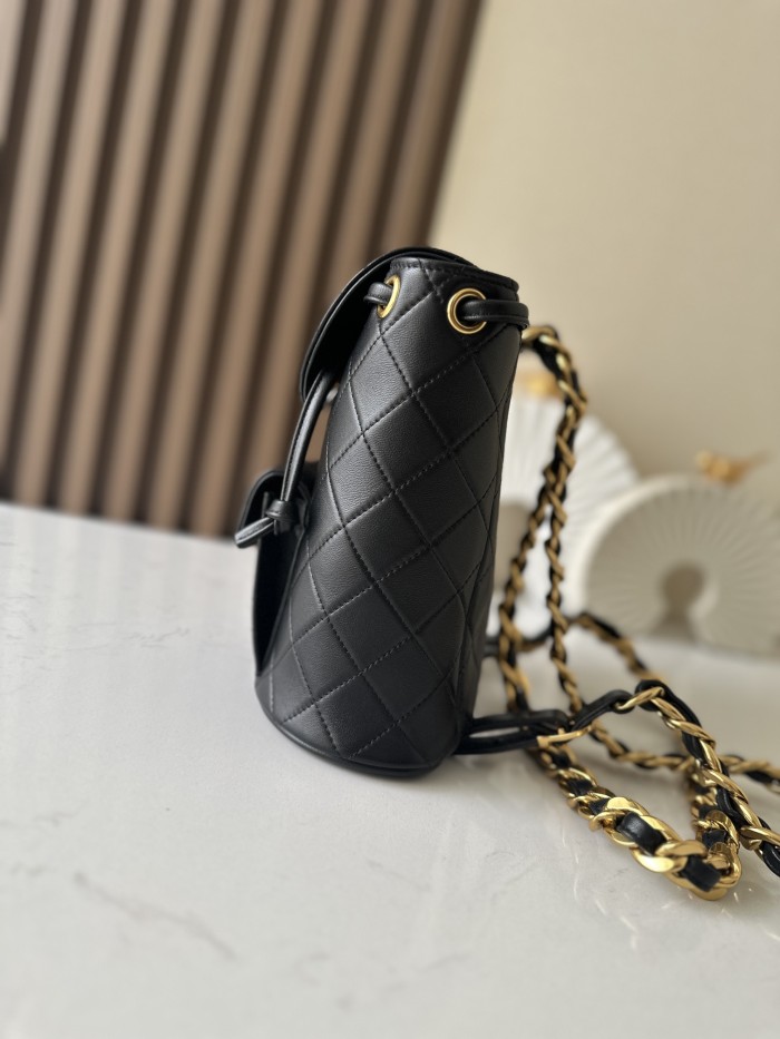 Vintage Mini Backpack Lambskin “21x20.5x10cm” -019 =A2210