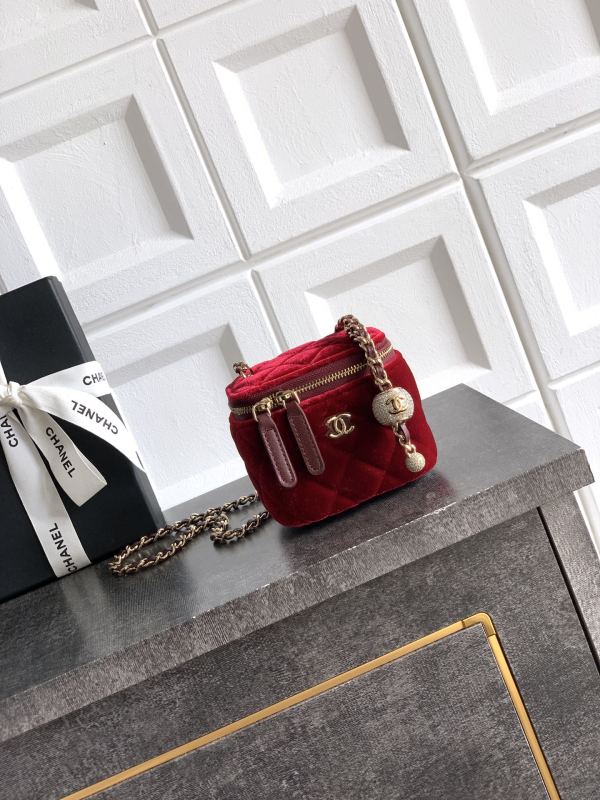 25K Mini Velvet Vanity Case “11x8.5x7cm” -006 =AS5197