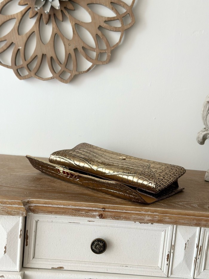 Vintage Ice Cube Clutch Lambskin “26x13x4cm” -008 =3314