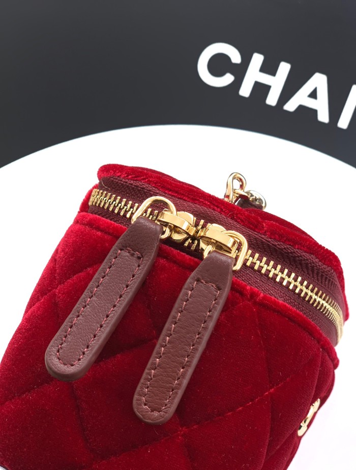 25K Mini Velvet Vanity Case “11x8.5x7cm” -006 =AS5197