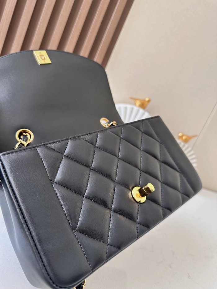 Vintage Classic Flap Small Grained Calfskin “22.5x14x7cm” -038 =A2221