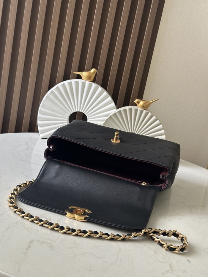 25S Small Top Handle Flap Bag “28x20.5x10cm” -039 =3333