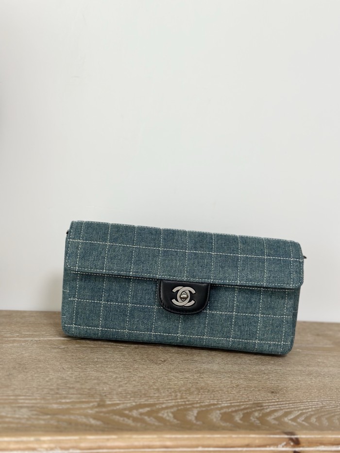 Vintage Ice Grid Clutch “26x13x4cm” -057 =3314