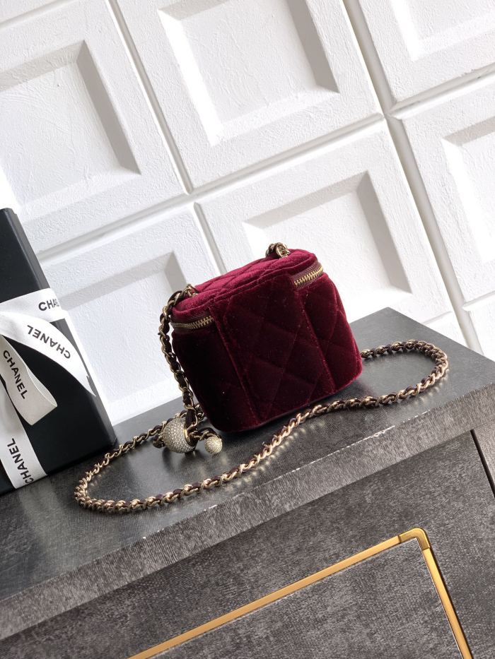 25K Mini Velvet Vanity Case “11x8.5x7cm” -006 =AS5197